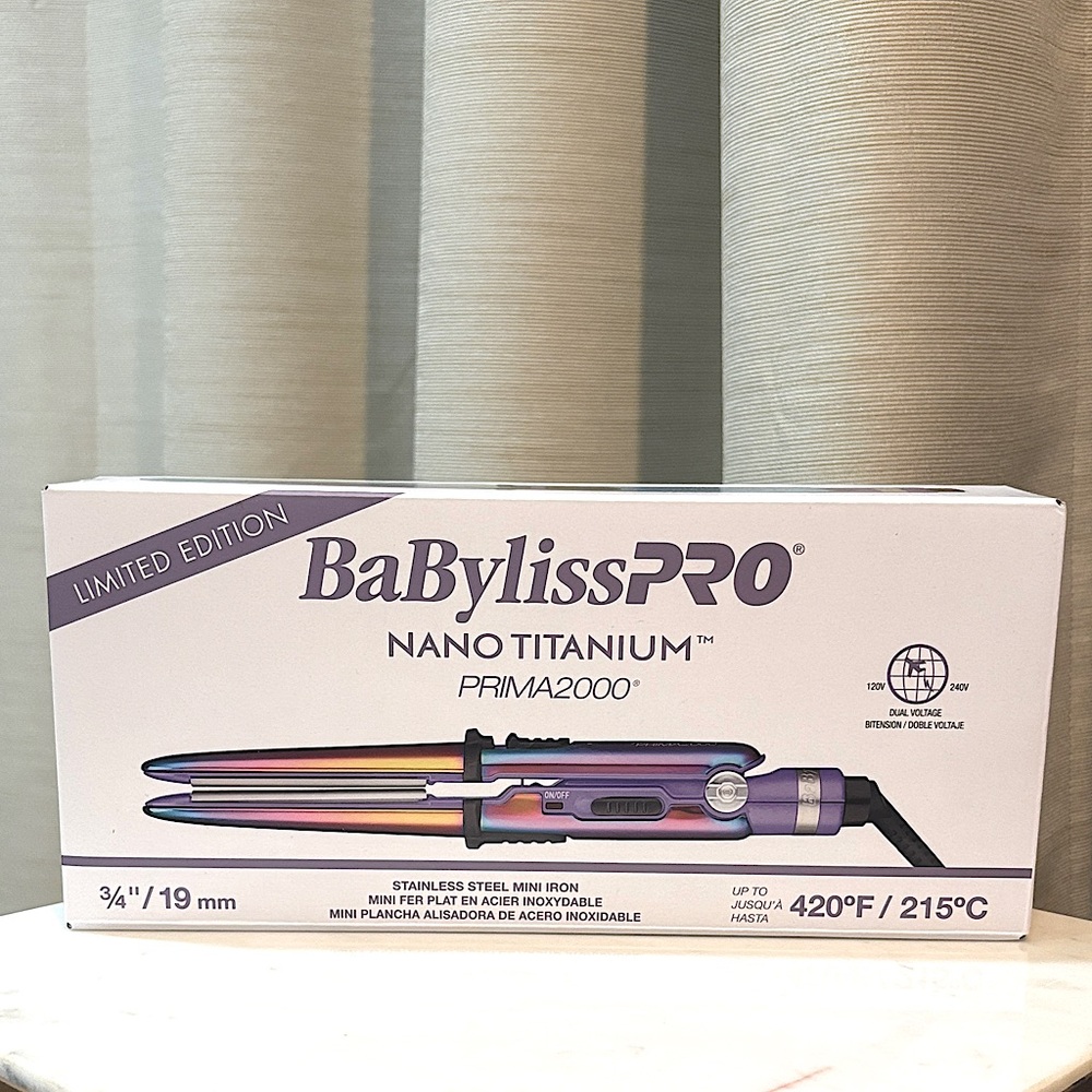 BaBylissPRO Nano Titanium Prima2000 Hair Mini Iron